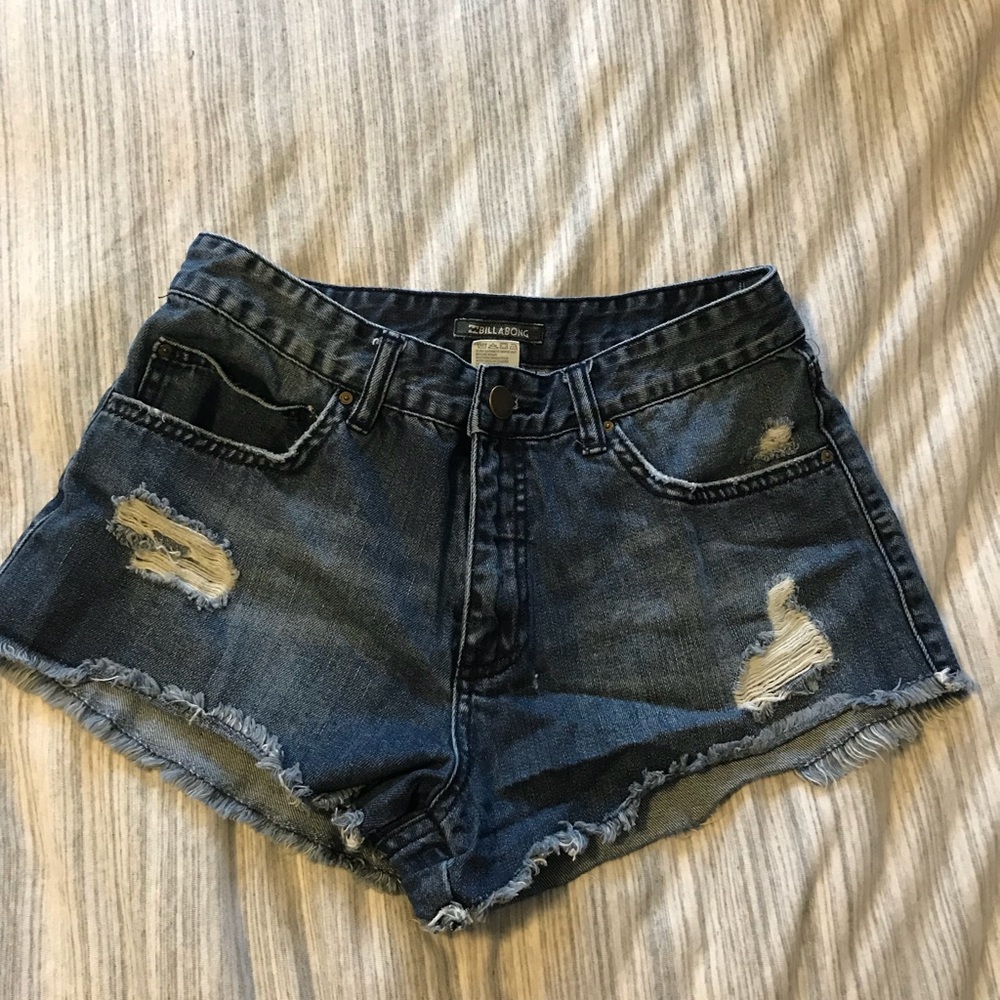 Billabong High waisted jean shorts